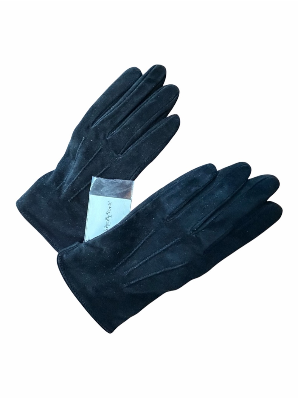 Preston & York Black Suede Women's Gloves